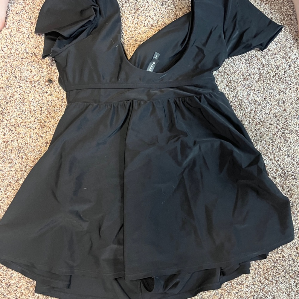 Torrid Black Once piece swimsuit - Picture 2 of 3